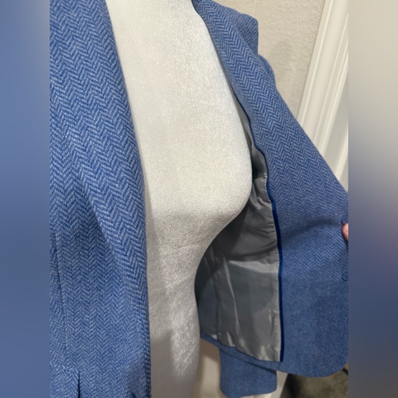 J. Crew Women's Blue Blazer Sz 0 Schoolboy - Picture 6 of 9